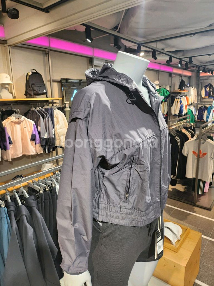 정품 아디다스 바람막이 자켓 트레이닝 집업 운동복--4