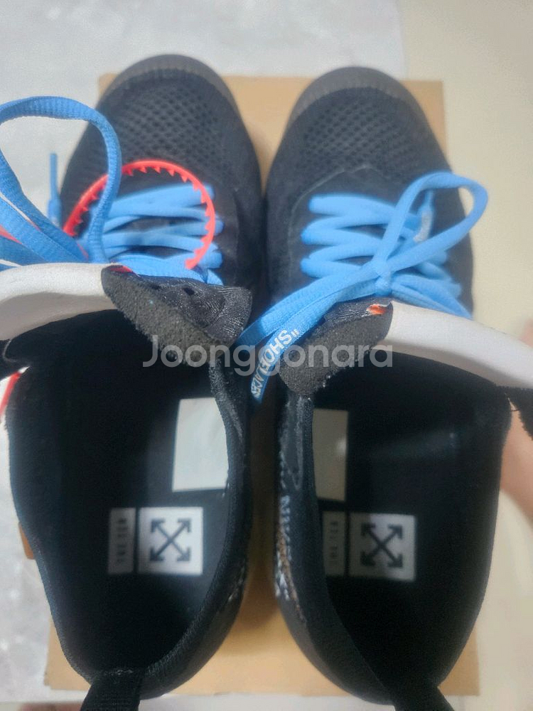 오프화이트 베이퍼맥스 V2 검정 270--2