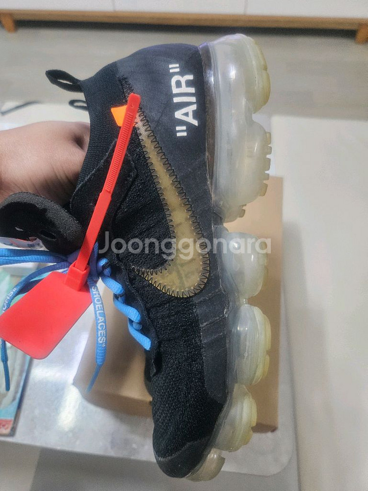 오프화이트 베이퍼맥스 V2 검정 270--4