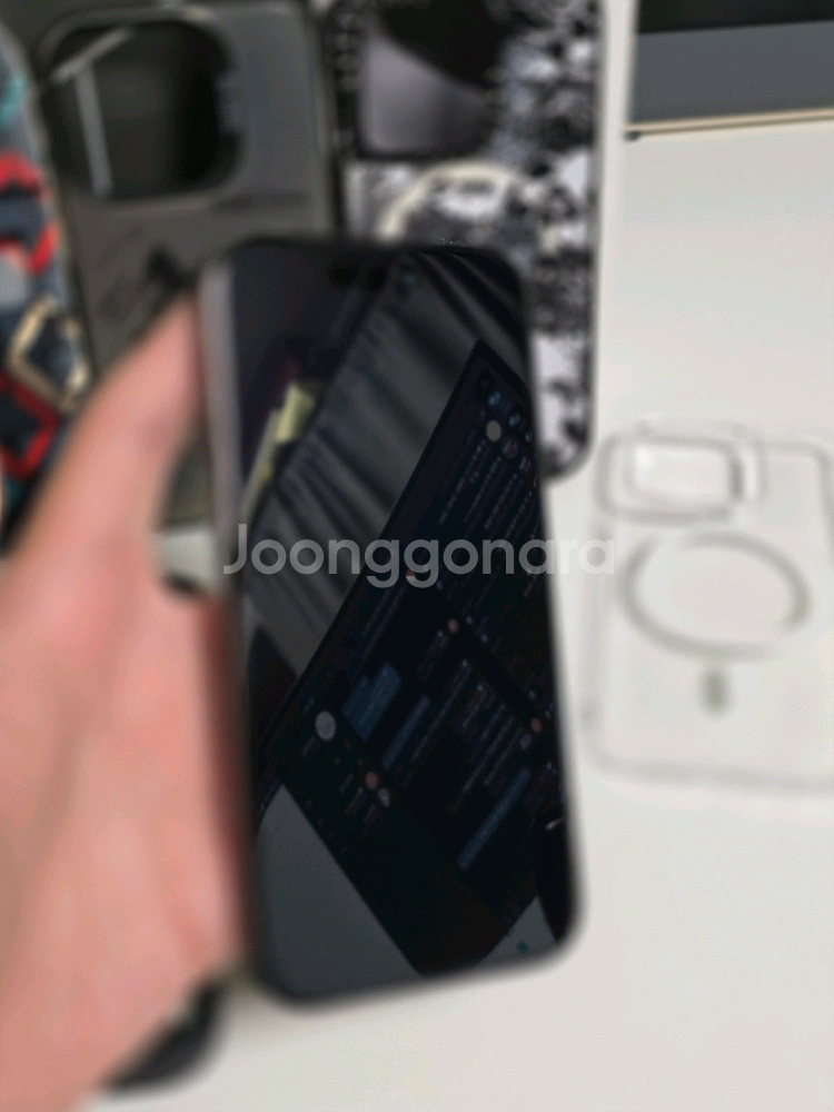 S급 아이폰 15프로 블랙 256 + 케파 케이스 덤--4