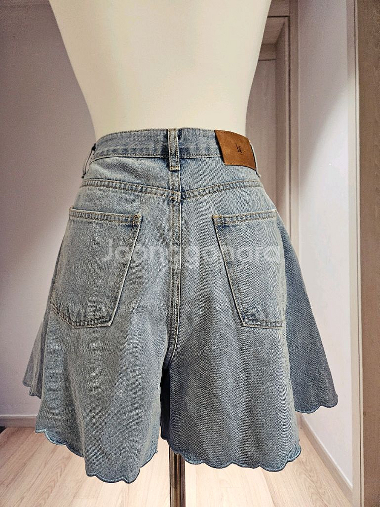 바이씨니_제작 물결데님반바지(L)--7