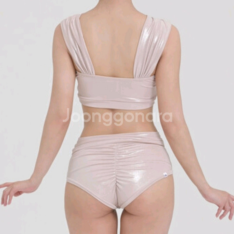 포럴폴웨어 샴페인글리터(골드, M) 팝니다--1
