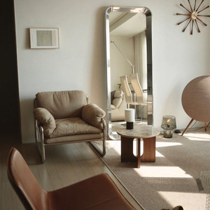 West elm 레더 라운지 체어