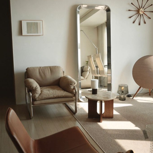 West elm 레더 라운지 체어