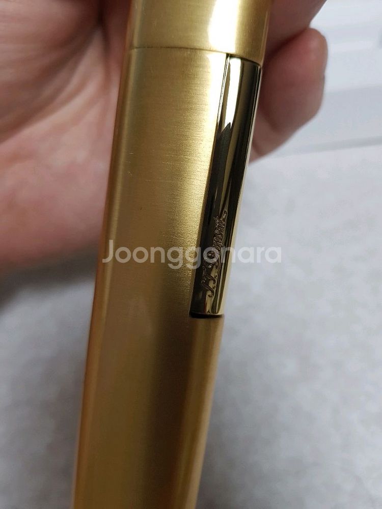 새상품 듀퐁 캔들 터보 라이터 옐로우골드 선물하세요--8
