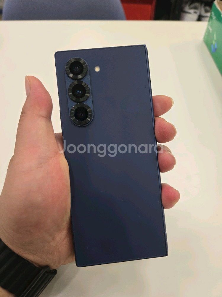 갤럭시 Z폴드6 네이비 512GB 상태 좋음--0