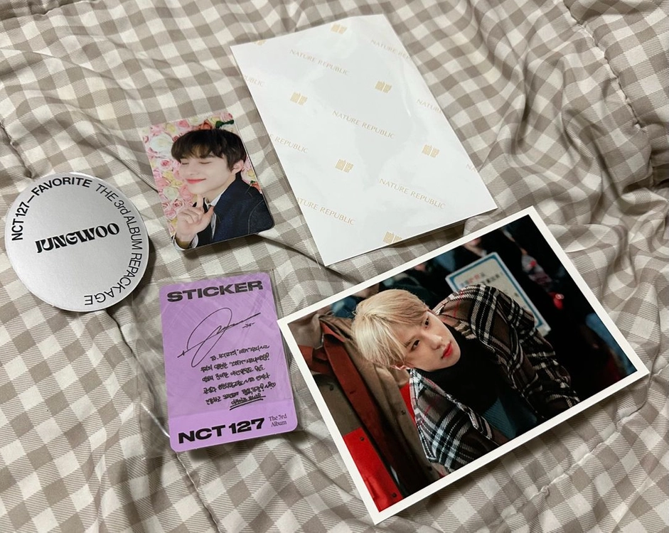 NCT 127 정우 비공굿 및 포카 이미지
