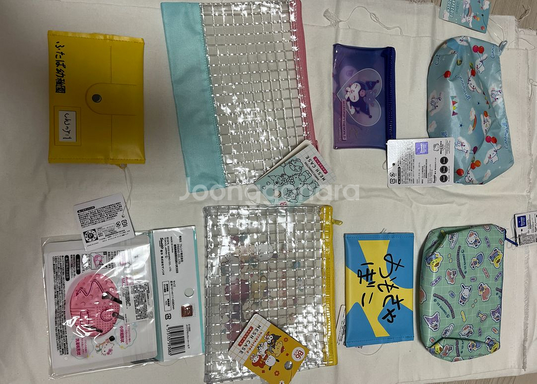 짱구 산리오 동전 카드 지갑 파우치--1