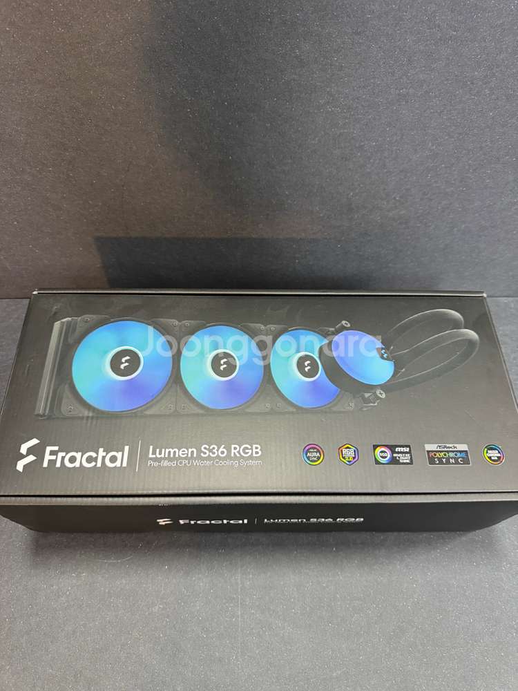 새상품 3열수냉 Fractal Lumen S36 RGB--0