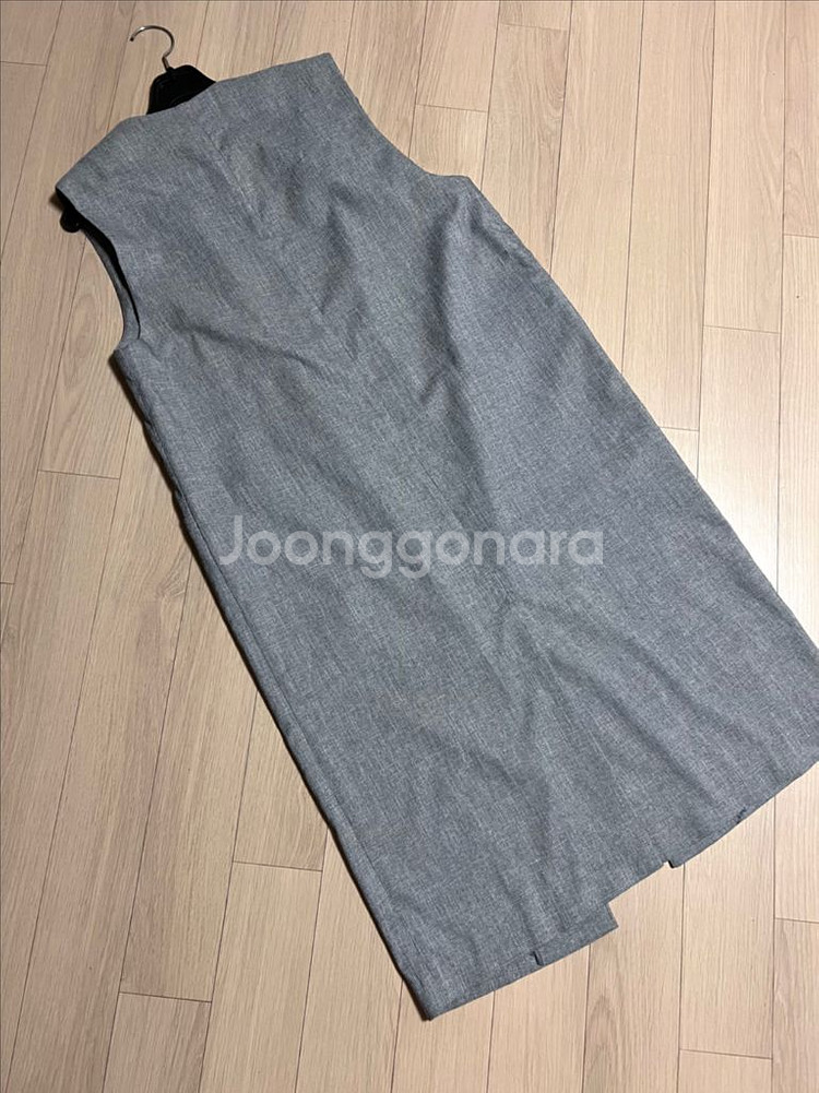 모조에스핀 오픈 롱베스트 조끼 자켓 코트 정장 오피스룩--1