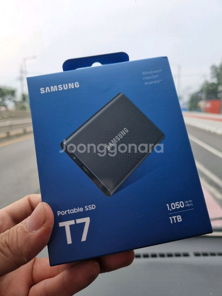 삼성전자 외장 SSD T7, 1TB 정품파우치--1