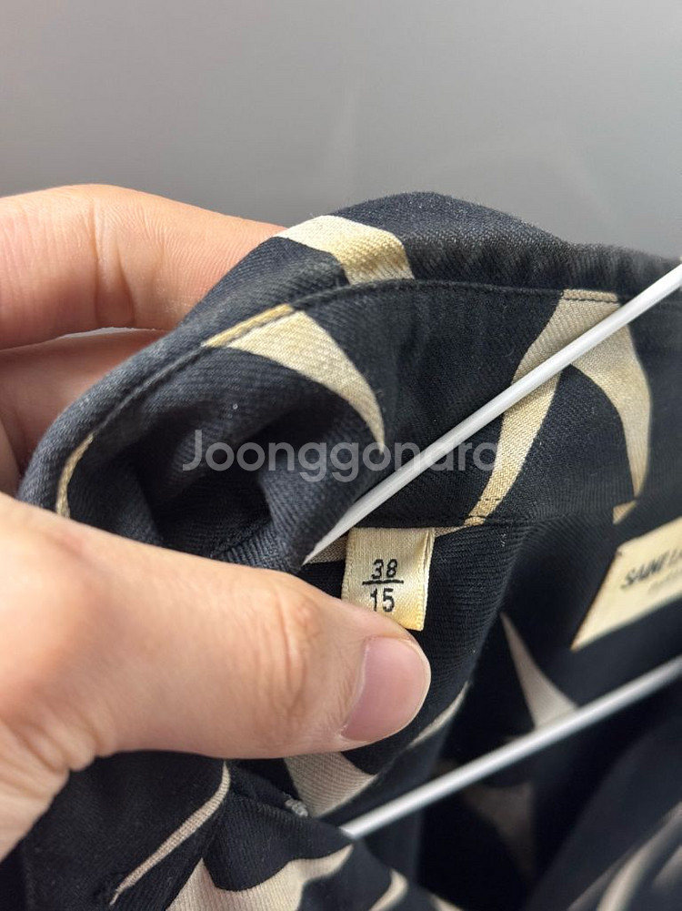 생로랑 부메랑 셔츠 38--2