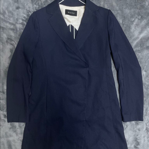 [무료배송] 한섬 마인 네이비 마 롱자켓