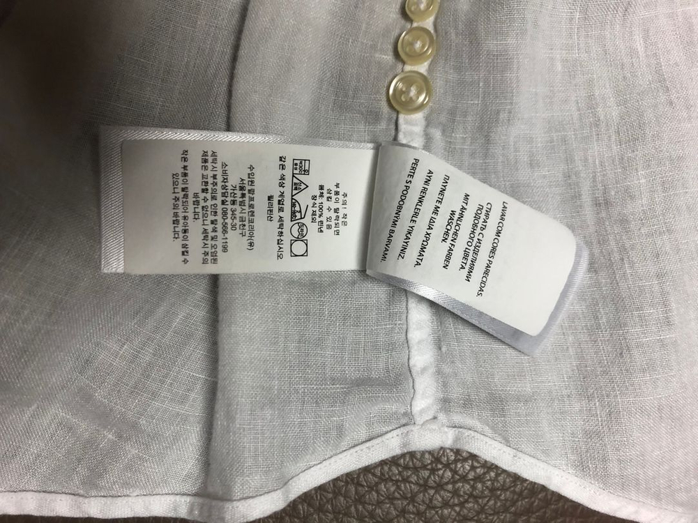 폴로 린넨셔츠(매장 정품) M 사이즈--5