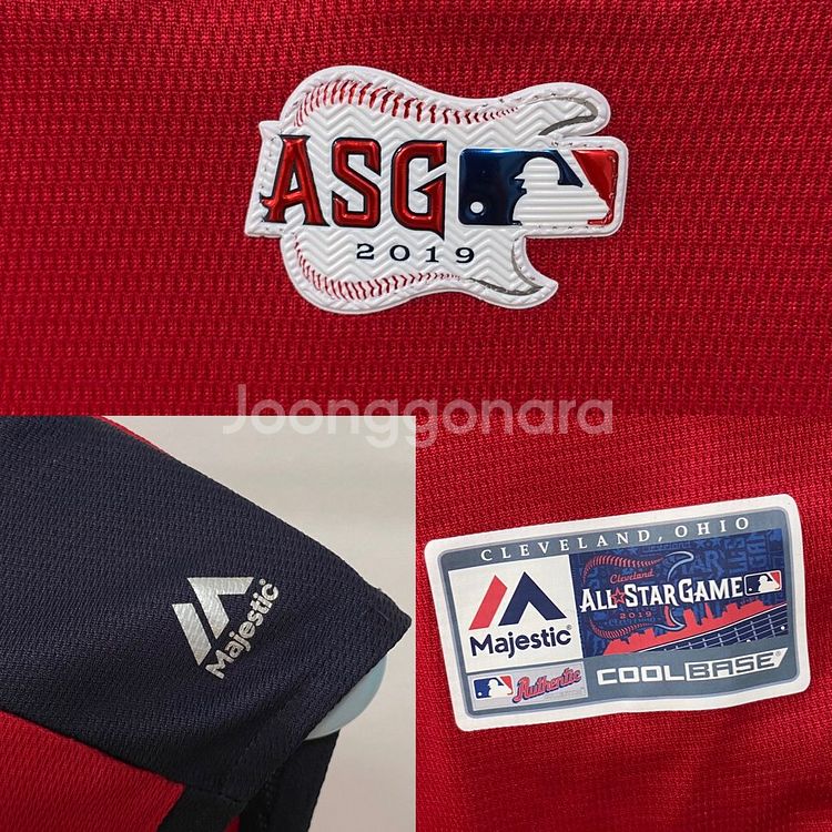 [L] 마제스틱 2019 MLB 올스타전 린도어 져지--4