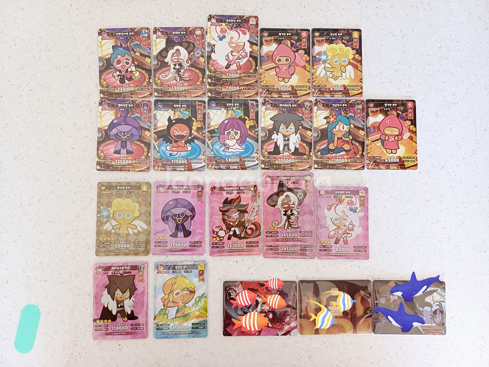 쿠키런킹덤1.2.3.4탄 판매-300원~5000원--2