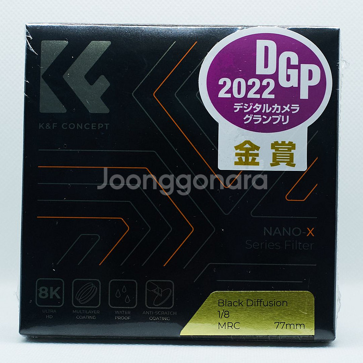 K&F 77mm NANO-X 블랙 미스트 1/8 필터--1