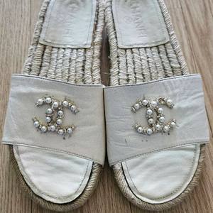 샤넬 체인 슬리퍼 37