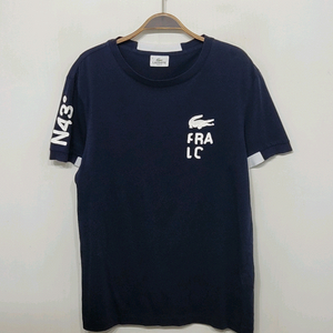 (M) 라코스테 반팔티 진곤색 라운드 티셔츠