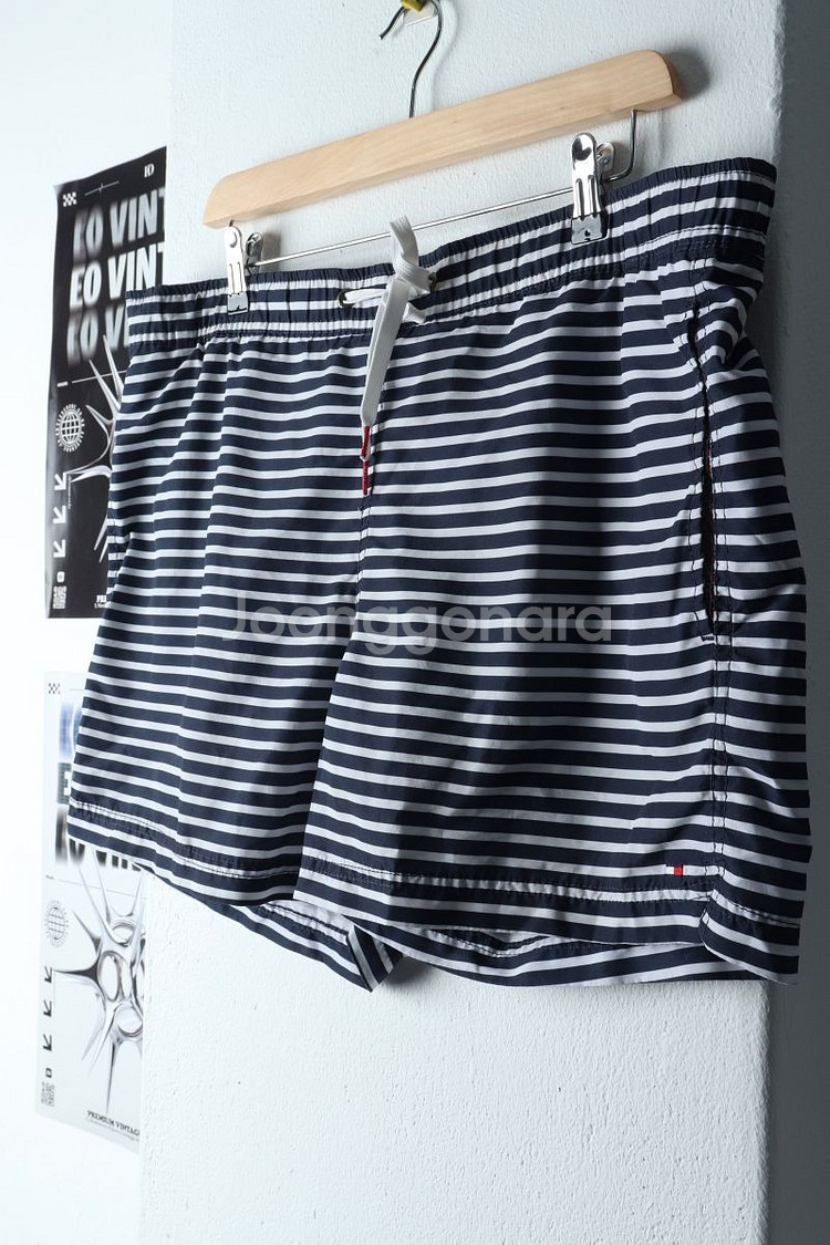 (4XL) 타미힐피거 반바지 팬츠 빅사이즈 밴딩 스윔--0