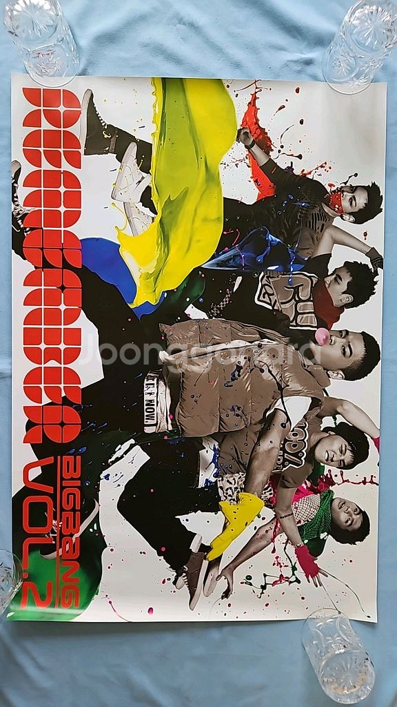 빅뱅 데뷔초 굿즈 티셔츠와 포스터 2종--8