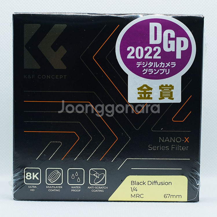 K&F 67mm NANO-X 블랙 미스트 1/4 필터--1