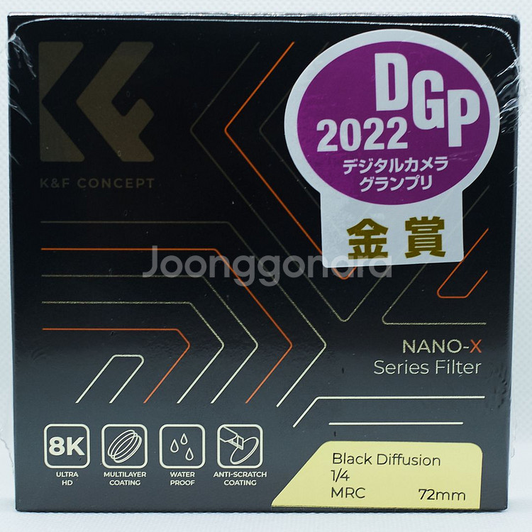 K&F 72mm NANO-X 블랙 미스트 1/4 필터--1