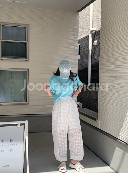 바이씨니 레이스조거팬츠--1