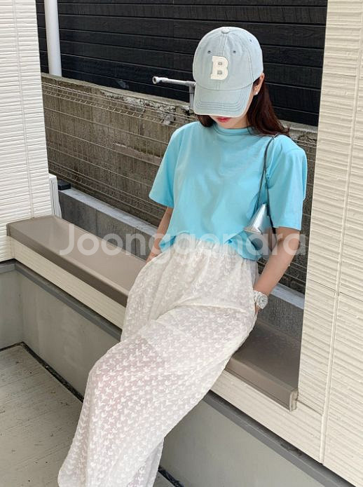 바이씨니 레이스조거팬츠--0