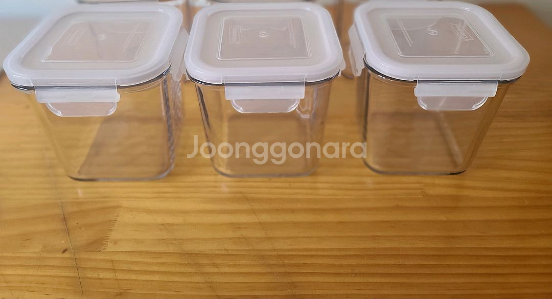 (3세트) 글라스락 1L 밀폐 용기 3개 세트--0