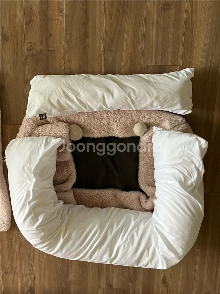 루이독 극세사 방석 커버 테두리솜 L 라지--0