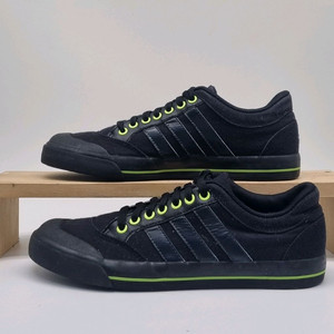 아디다스 블랙 라임 남서스니커즈 275