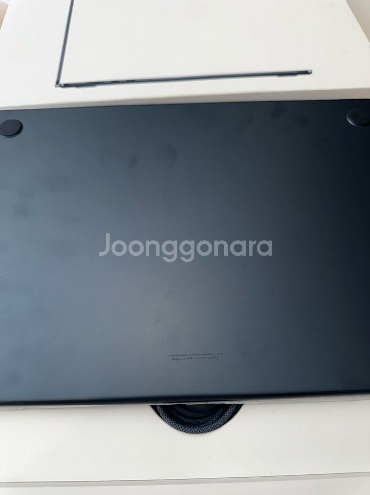 맥북에어 m2 15인치 512gb 사이클3회 팝니다--6