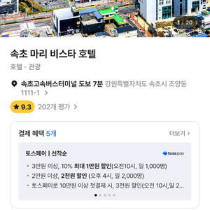 속초 마리 비스타 호텔
