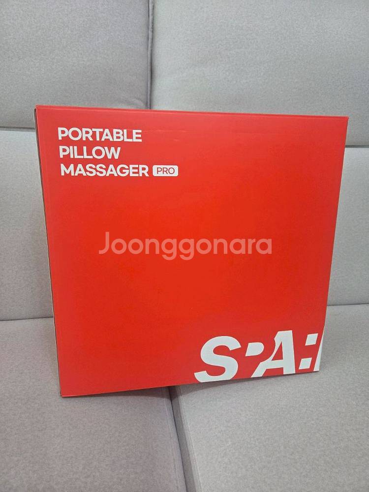 스파알 포터블 배게 마사지기 새상품--0