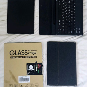 갤럭시탭S6 5g128GB+강화필름+케이스2개(키보드)