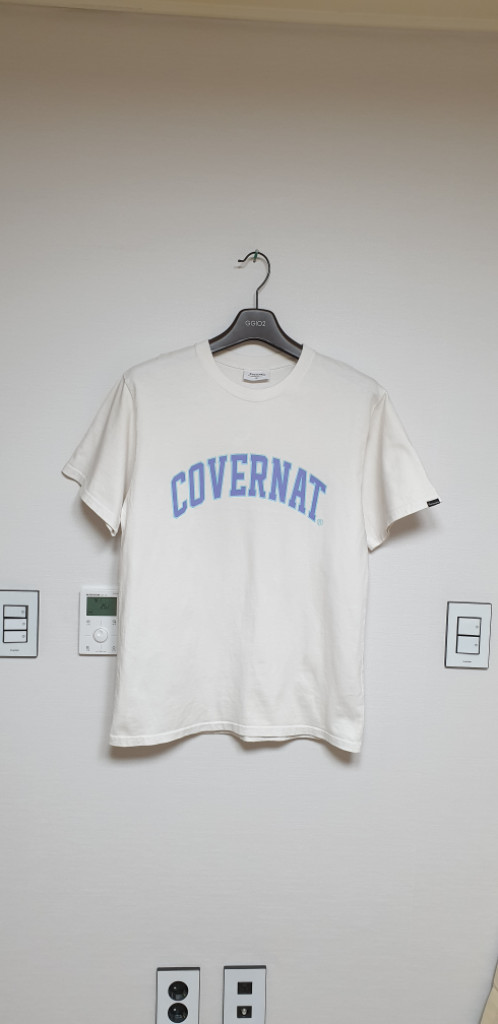 커버낫 반팔 티셔츠 S 남녀공용 화이트 이미지