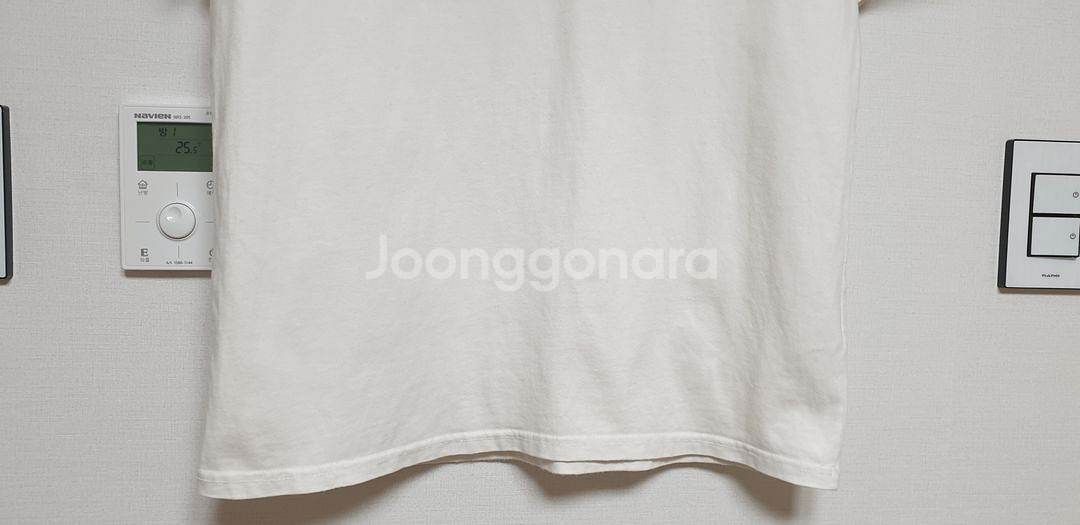 커버낫 반팔 티셔츠 S 남녀공용 화이트--2