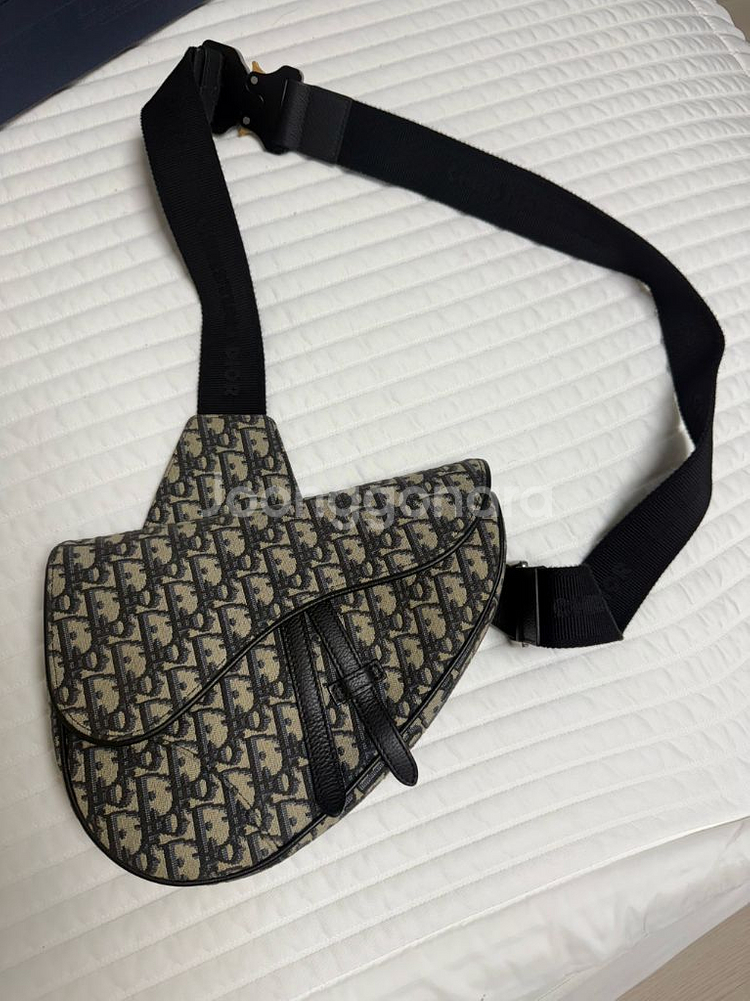 디올 새들백 미듐 크로스백--0