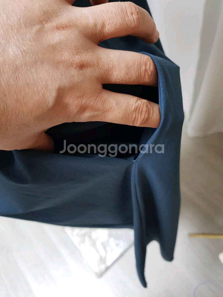 고퀄 바스락스판 롱원피스 새상품(77까지)--9