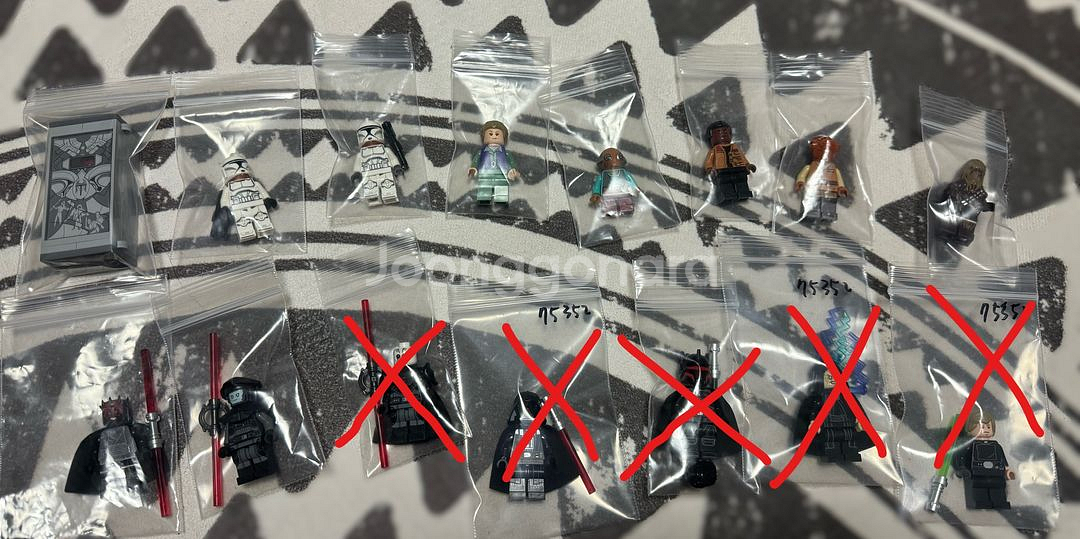 레고 스타워즈 미니피규어 대량 판매--3