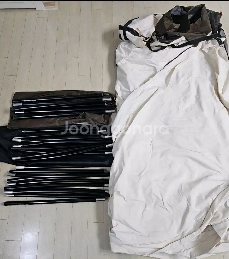 텐트 캠핑칸 오크돔L + 신베스티블 + 우레탄창 풀셋~--6