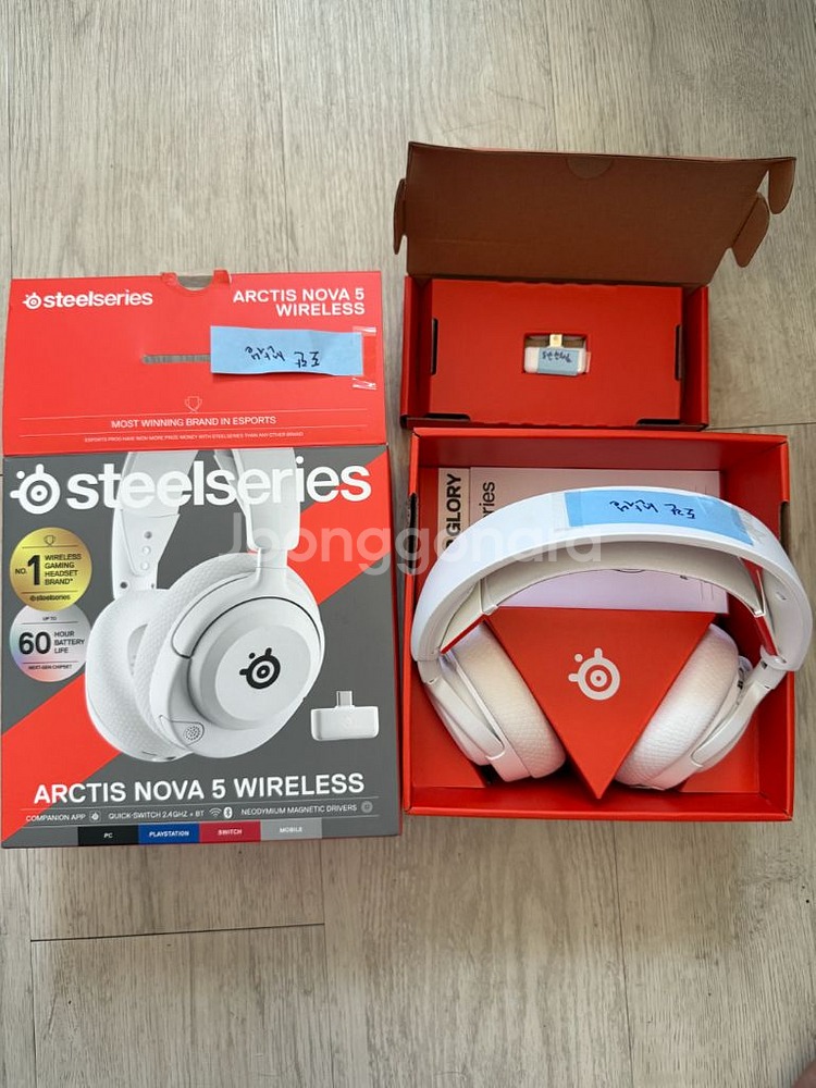 (T1 도란 실착)스틸시리즈 Arctis Nova 5--0