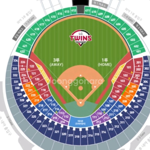 정가양도 엘지롯데 8월19일 3루 외야석 3연석 판매