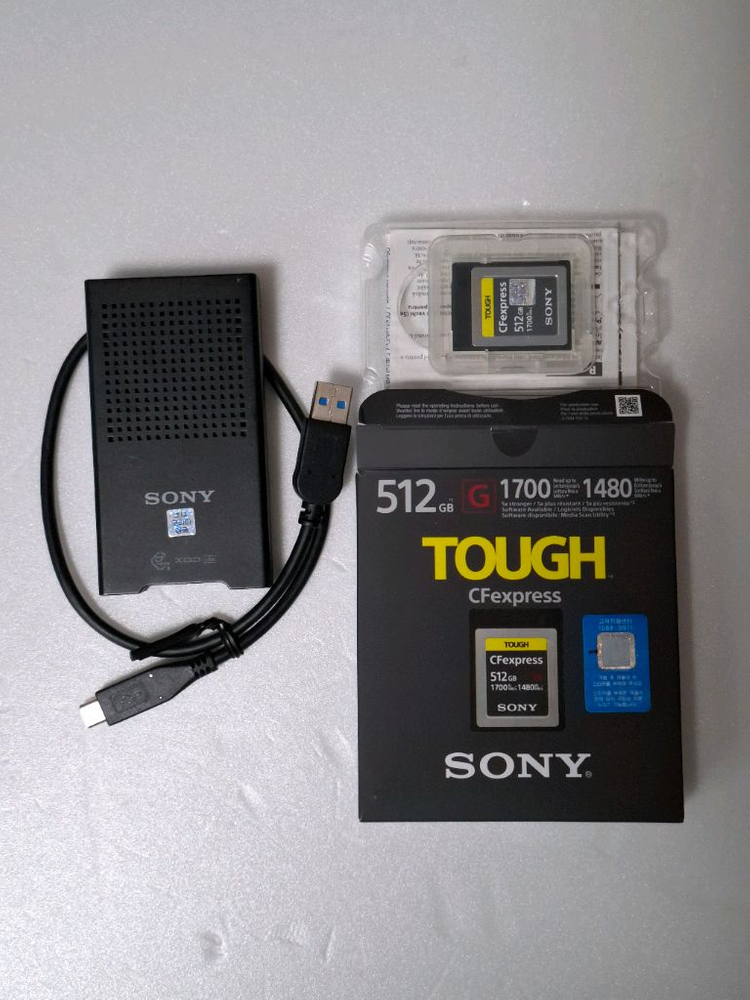 정품/소니TOUGH CF Express 512GB--1