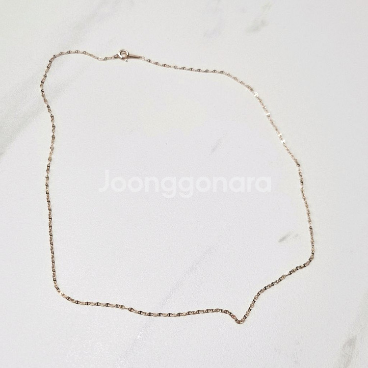 14k체인(42cm)목걸이 핑크골드--0