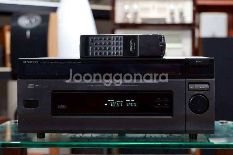 켄우드 100장 CD플레이어 체인져ㅡ민트급.정품리모컨포--1