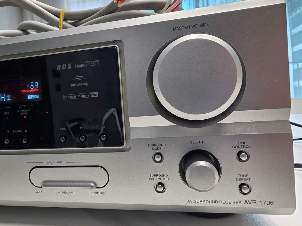 데논리시버 AVR-1706 및 와피데일스피커 일체--4