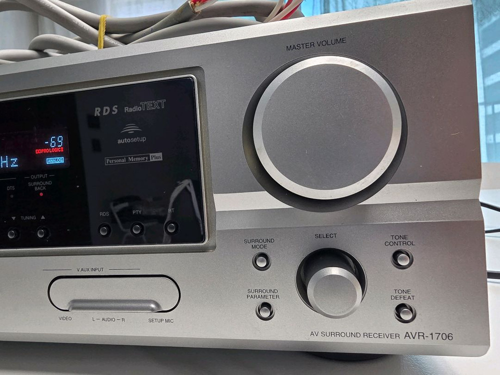 데논 리시버 AVR-1706 및 와피데일 스피커 일체--5