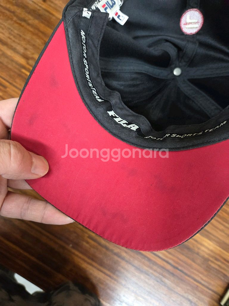 휠라 올드스쿨 빈티지 레이싱팀 폴리 모자 54 s--6